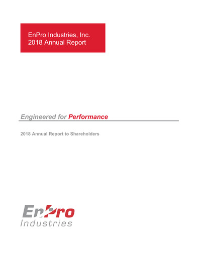 Thumbnail EnPro Industries
 Annual Report 2018