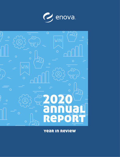 Vorschaubild Enova International
 Jahresbericht 2020