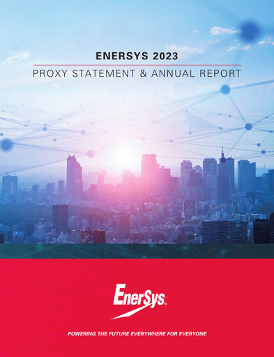 Vorschaubild EnerSys Jahresbericht 2022-2023