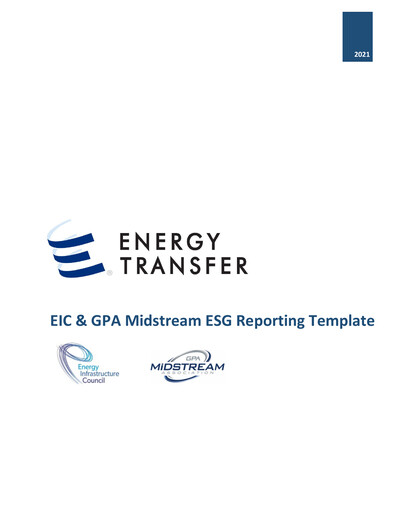 Thumbnail Energy Transfer LP
 ESG Report 2020