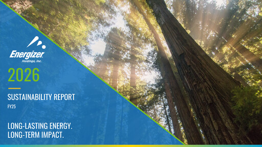 Thumbnail Energizer Holdings
 Sustainability Report 2025