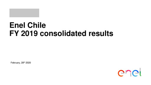 Thumbnail Enel Chile
 Financial Report 2019