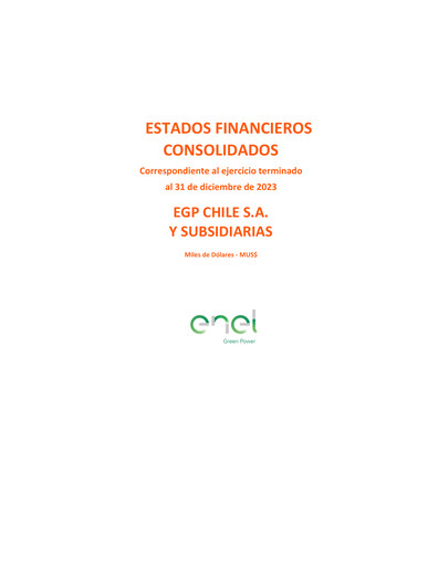 Thumbnail Enel Chile
 Financial Statement 2023