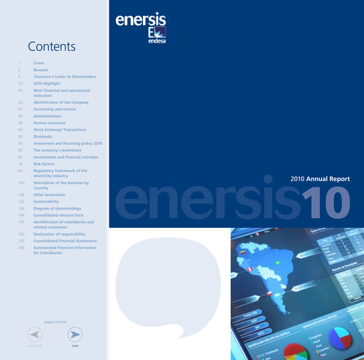 Thumbnail Enel Américas
 Annual Report 2010