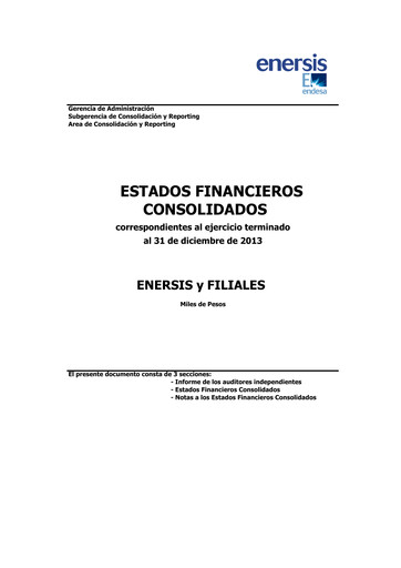 Thumbnail Enel Américas
 Financial Statement 2013