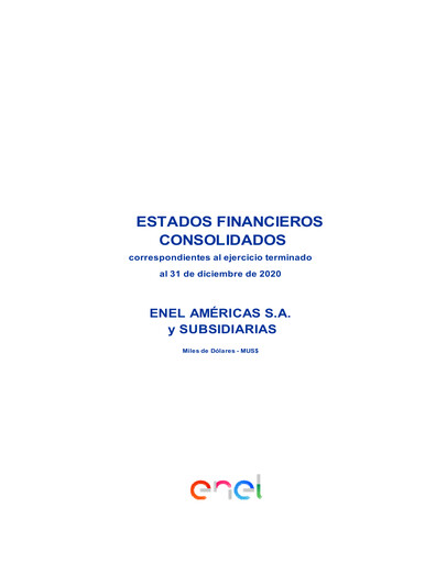 Thumbnail Enel Américas
 Financial Statement 2020
