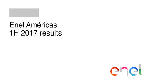 Vorschaubild Enel Américas
 Halbjahresbericht 2017