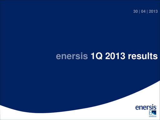 Thumbnail Enel Américas
 Quarterly Report 2013-q1