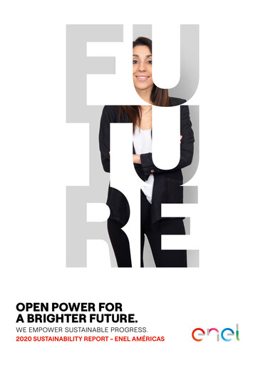 Thumbnail Enel Américas
 Sustainability Report 2020