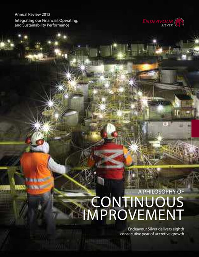 Thumbnail Endeavour Silver Sustainability Report 2012