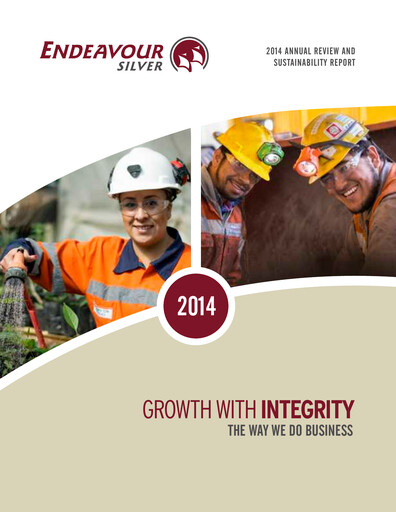 Thumbnail Endeavour Silver Sustainability Report 2014