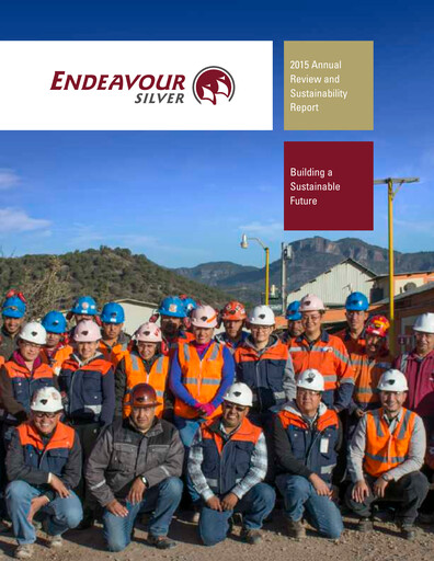 Thumbnail Endeavour Silver Sustainability Report 2015