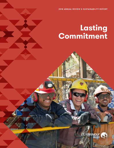 Thumbnail Endeavour Silver Sustainability Report 2018