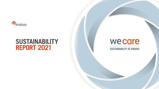 Thumbnail Endava Sustainability Report 2021