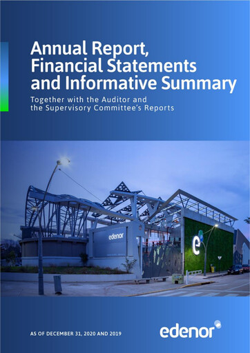 Miniature edenor Rapport annuel 2020