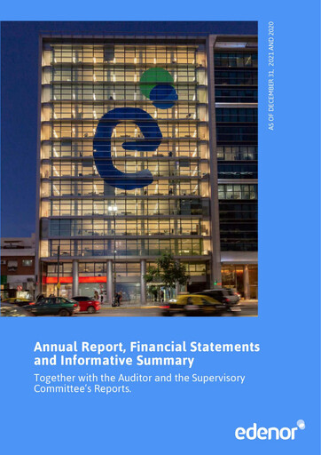 Miniature edenor Rapport annuel 2021