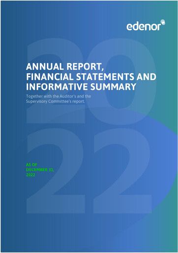Miniature edenor Rapport annuel 2022