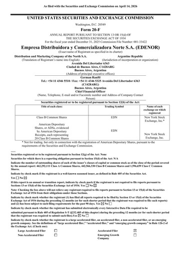 Miniature edenor Rapport annuel 2025