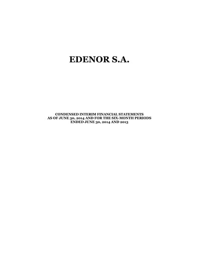Thumbnail edenor Financial Statement 2014-h1