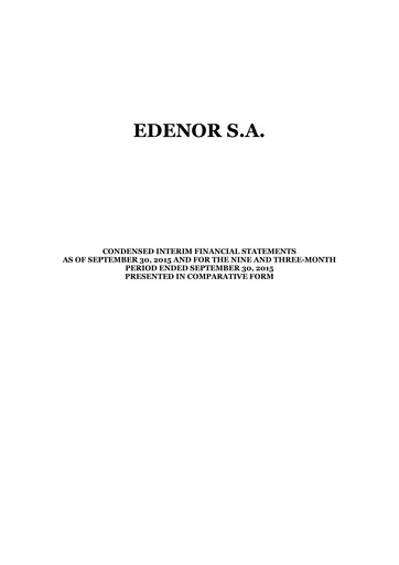 Thumbnail edenor Financial Statement 2015-9m