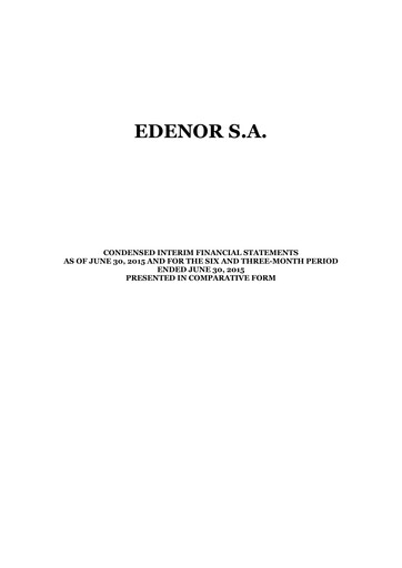 Thumbnail edenor Financial Statement 2015-h1