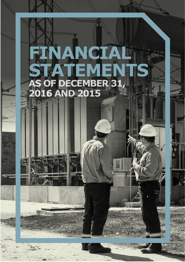 Miniature edenor Bilan financier 2016