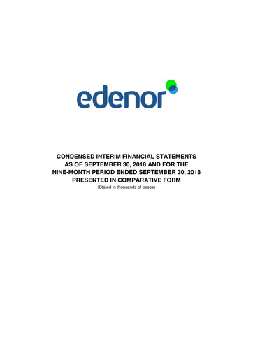 Thumbnail edenor Financial Statement 2018-9m