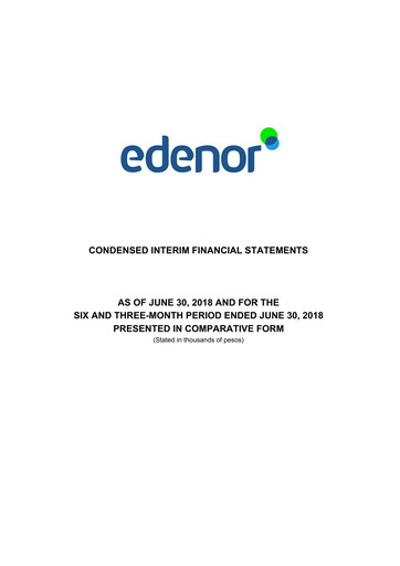 Thumbnail edenor Financial Statement 2018-h1