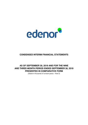 Thumbnail edenor Financial Statement 2019-9m