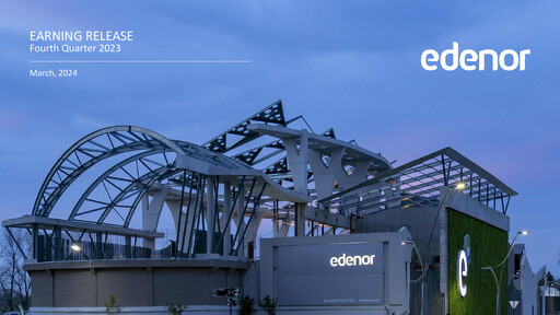 Miniature edenor Bilan financier 2023