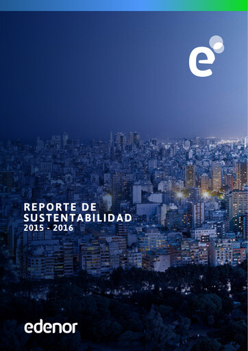Vorschaubild edenor Nachhaltigkeitsbericht 2015-2016