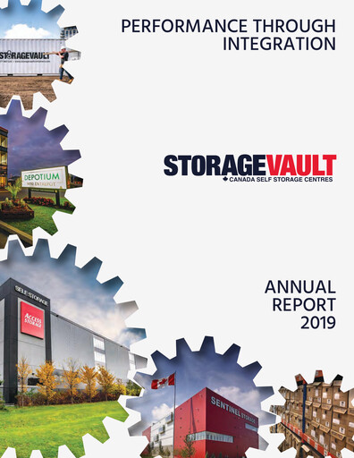 Thumbnail StorageVault Canada Annual Report 2019