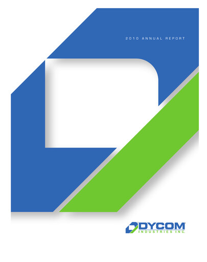 Miniature Dycom Industries Rapport annuel 2010