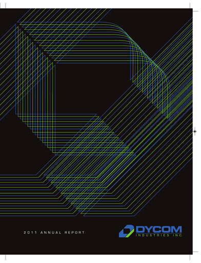 Miniature Dycom Industries Rapport annuel 2011