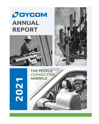 Miniature Dycom Industries Rapport annuel 2021