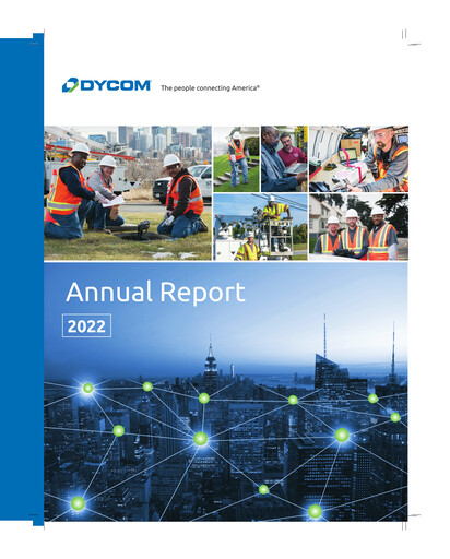 Miniature Dycom Industries Rapport annuel 2022