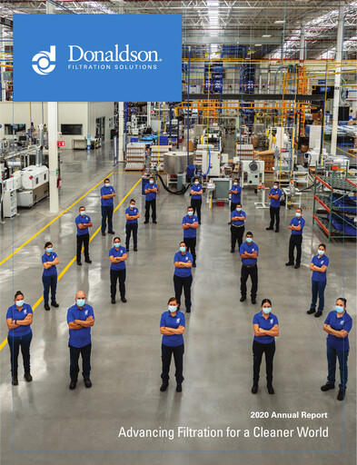 Thumbnail Donaldson Company Annual Report fy2020