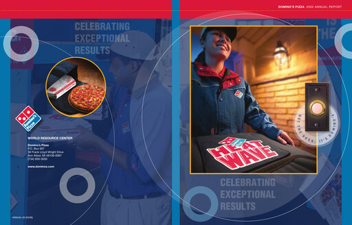 Thumbnail Domino's Pizza Annual Report 2005