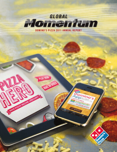 Thumbnail Domino's Pizza Annual Report 2011