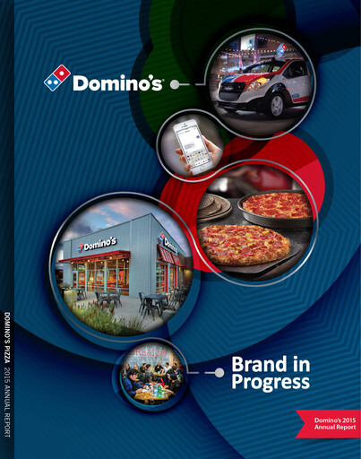 Thumbnail Domino's Pizza Annual Report 2015