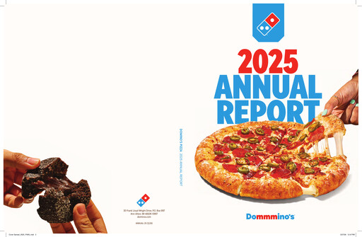 Thumbnail Domino's Pizza Annual Report 2025