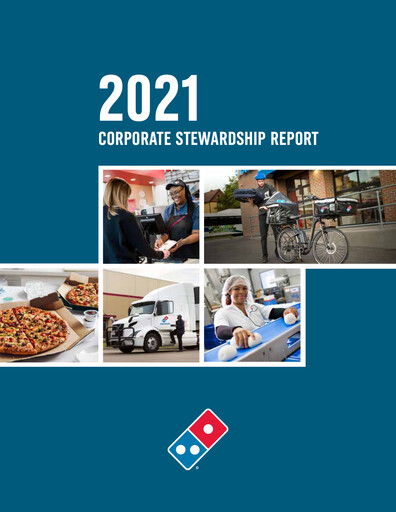 Thumbnail Domino's Pizza Sustainability Report 2021