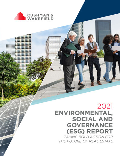 Miniature Cushman & Wakefield
 Rapport ESG 2021