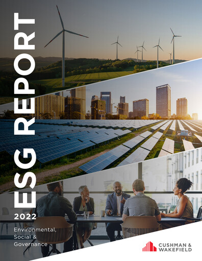 Miniature Cushman & Wakefield
 Rapport ESG 2022