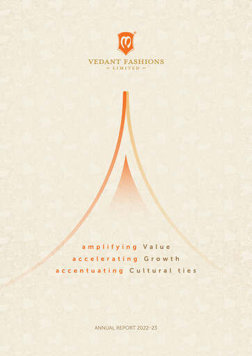 Thumbnail Vedant Fashions Annual Report 2022-2023