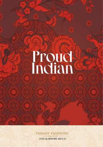 Thumbnail Vedant Fashions Annual Report 2023-2024