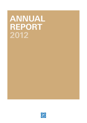 Thumbnail ZF Commercial Vehicle Control Systems India Annual Report 2012