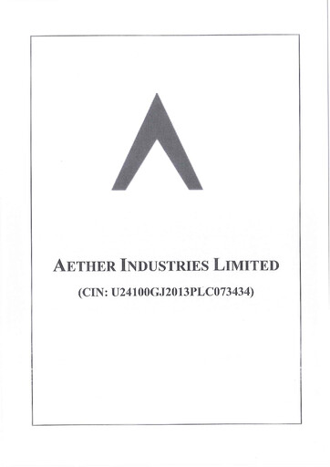 Thumbnail Aether Industries Annual Report 2018-2019