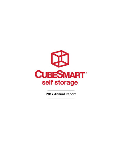 Thumbnail CubeSmart
 Annual Report 2017