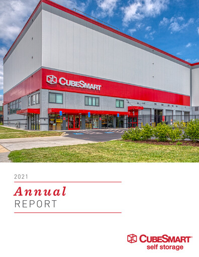 Thumbnail CubeSmart
 Annual Report 2021